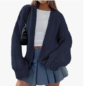 Women's Navy Blue Cardigan